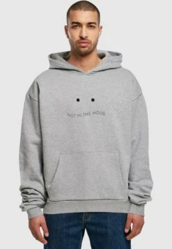 NITM MOODY FACE ULTRA HEAVY HOODY - Kapuzenpullover - Grey