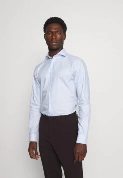 Selected Homme SLHSLIMETHAN CUT AWAY - Businesshemd - Light Blue