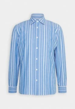 Marc O'Polo KENT COLLAR LONG SLEEVES SLITS AT SIDESEAMS - Businesshemd - Multi/azur Blue -Herrenbekleidung cc2dcc6823b946d19f181f74d7fac7c3