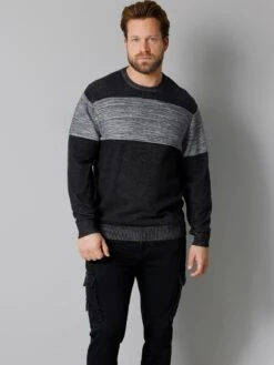 Strickpullover - Schwarz/weiß -Herrenbekleidung ce424756bfda4f5a9f0ef27b9af07775 1