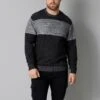 Strickpullover - Schwarz/weiß -Herrenbekleidung ce424756bfda4f5a9f0ef27b9af07775