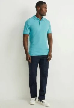Poloshirt - Turquoise -Herrenbekleidung cf289fcd06c0485287406daebd96a261
