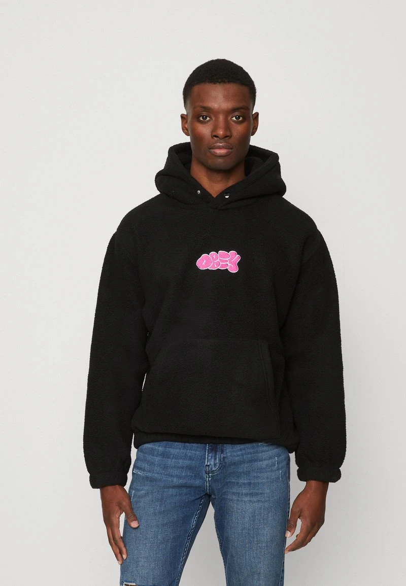 Obey Clothing LADERA POLAR HOOD UNISEX - Fleecepullover - Black 3 Obey Clothing LADERA POLAR HOOD UNISEX - Fleecepullover - Black
