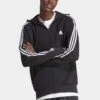 Adidas Sportswear M 3S FT FZ HD - Sweatjacke - Black White 2 Adidas Sportswear M 3S FT FZ HD - Sweatjacke - Black White -Herrenbekleidung d2a89fc73b774dc6bb5bd3261657c42a