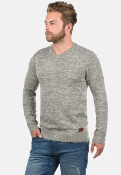 Blend BHDANSEL - Strickpullover - Light Grey