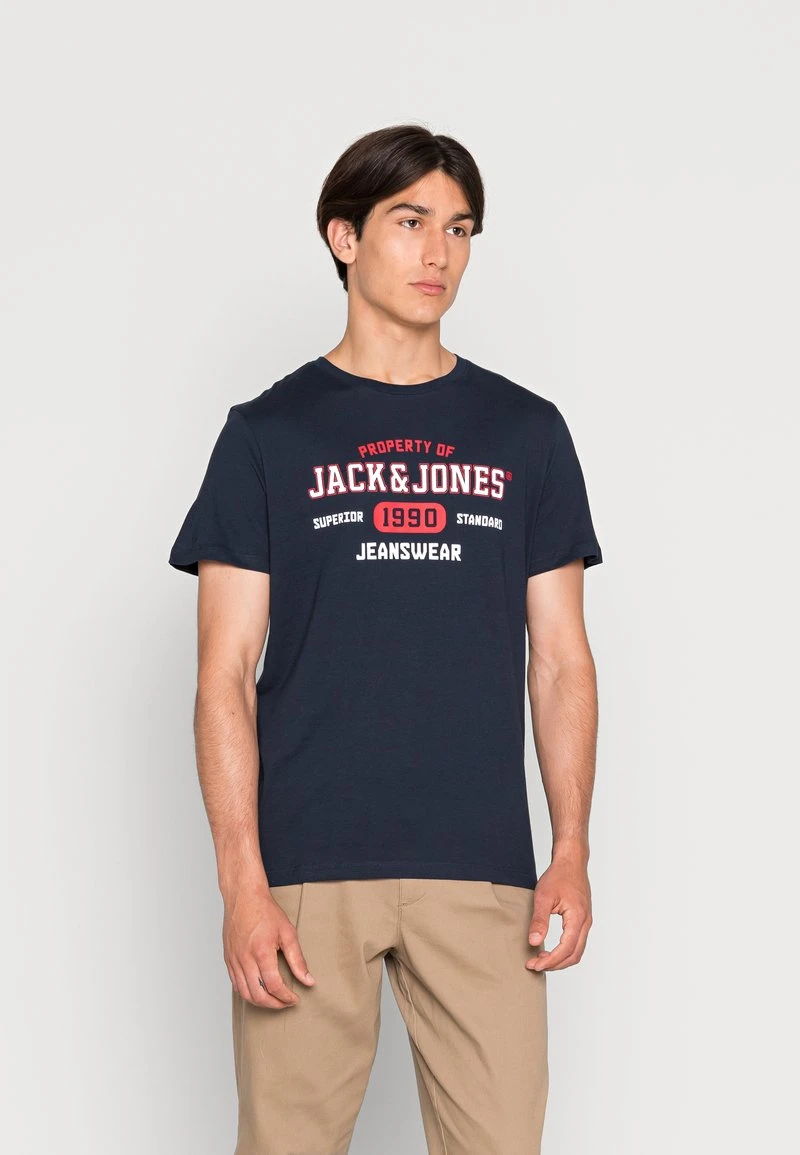 Jack & Jones JJSTAMP TEE CREW NECK 3 PACK - T-Shirt Print - Black/white/navy Blazer 4 Jack & Jones JJSTAMP TEE CREW NECK 3 PACK - T-Shirt Print - Black/white/navy Blazer – Bild 2