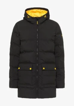 HOMEBASE EISSEGLER - Wintermantel - Schwarz Gelb -Herrenbekleidung d4812f3801d34a31b5657f0af5ed1385