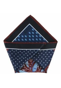 SET DON SLIM KRAWATTE & 4 DE - Einstecktuch - Ultramarin Blau Bordeaux Rot Paisley Himmel Blau Royalblau Tropfen Petrol Stahlblau Rauten Weiss -Herrenbekleidung d6de7b09cad8435f822820928023aa8d