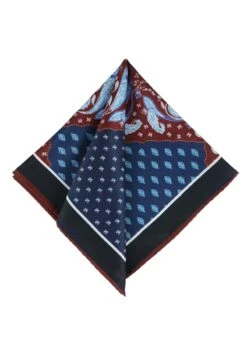 SET DON SLIM KRAWATTE & 4 DE - Einstecktuch - Ultramarin Blau Bordeaux Rot Paisley Himmel Blau Royalblau Tropfen Petrol Stahlblau Rauten Weiss -Herrenbekleidung d985833620334dbc86890eba0d542dd8