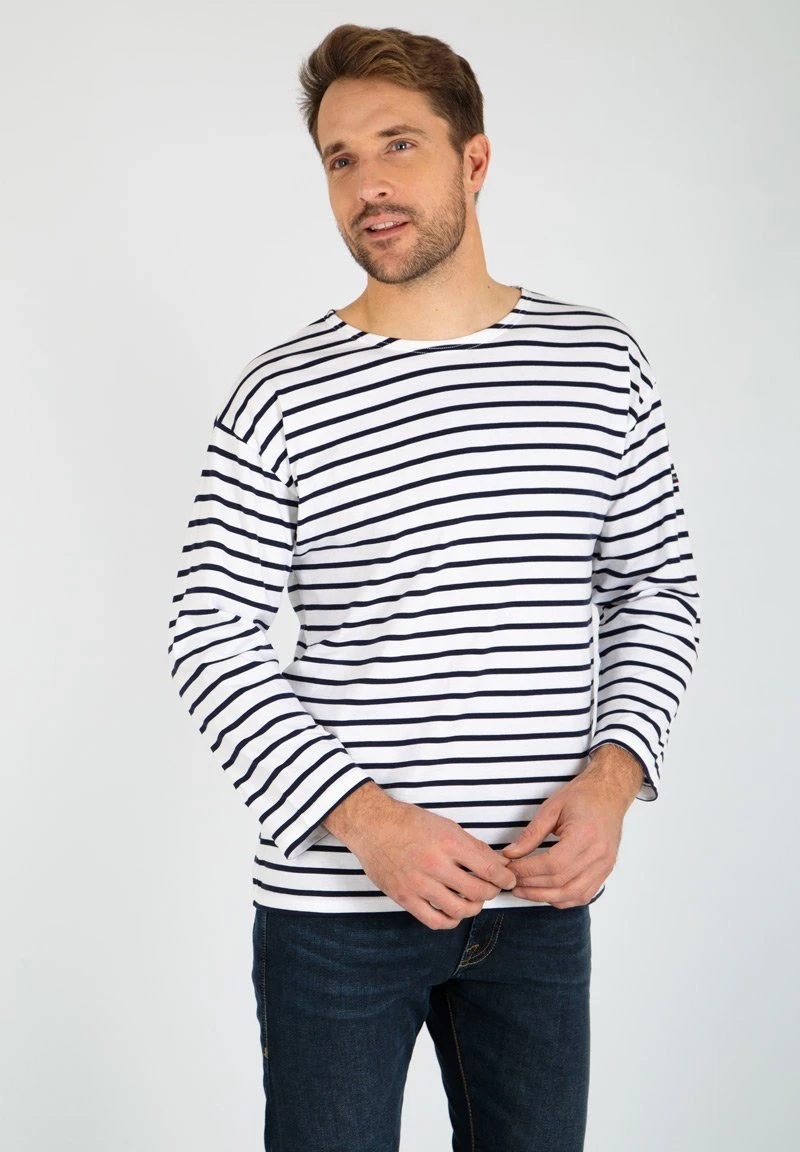 Armor-Lux BEG MEIL MARINIÈRE - Langarmshirt - Blanc/navire 3 Armor-Lux BEG MEIL MARINIÈRE - Langarmshirt - Blanc/navire