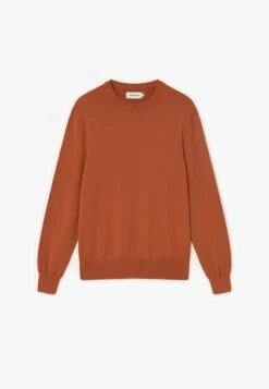 Thinking Mu ORLANDO - Strickpullover - Brick Red -Herrenbekleidung da434c90d22545b48bcaa6900425c5b2