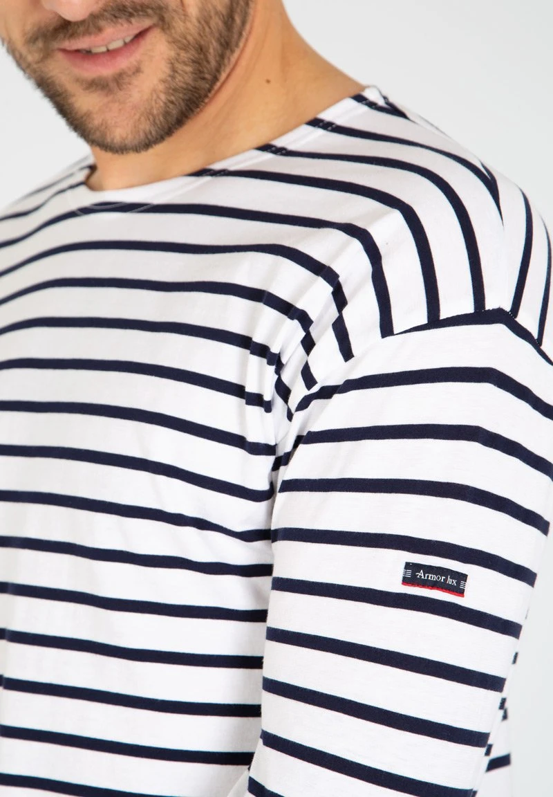 Armor-Lux BEG MEIL MARINIÈRE - Langarmshirt - Blanc/navire 6 Armor-Lux BEG MEIL MARINIÈRE - Langarmshirt - Blanc/navire – Bild 4