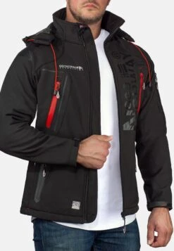 REGULAR FIT - Übergangsjacke - Schwarz -Herrenbekleidung dd708df96f7c42ddad0f92b853c7fe21