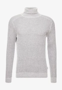 Pier One Strickpullover - 111 - Mottled Light Grey -Herrenbekleidung dde752ed6c3a4c9ba2a10ae87d487ac5