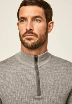 Hackett London JCQD HZIP - Strickpullover - Grey 11 Hackett London JCQD HZIP - Strickpullover - Grey -Herrenbekleidung dded3026eacb4129a92bebb870c87a3f