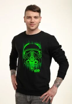 Henry Tiger STAR WARS: ROGUE ONE NEON LIGHTS - Sweatshirt - Black -Herrenbekleidung de09676731d849439397c62bd9e3b9a3