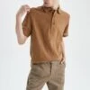 DeFacto REGULAR FIT - Poloshirt - Brown 2 DeFacto REGULAR FIT - Poloshirt - Brown -Herrenbekleidung df0331481b784f7aa7e79a69082e2583