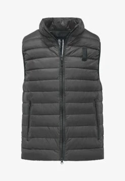 BOMBOOGIE SMANICATO - Weste - Scarab Green 13 BOMBOOGIE SMANICATO - Weste - Scarab Green -Herrenbekleidung dff1c5afb81541bbac1141abbcd8cf89