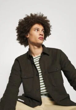 Only & Sons MILO LIFE SOLID OVERSHIRT NOOS - Leichte Jacke - Peat -Herrenbekleidung e08953562fde48a98b2b466277e96bc6