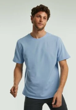NON IRON STAIN REPELLENT - T-Shirt Basic - Light Blue -Herrenbekleidung e1b71c0d5c234876b466adbc7e90cf15 1