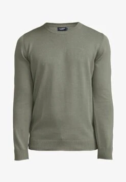 Holebrook HOLGER CREW - Strickpullover - Dusty Olive 11 Holebrook HOLGER CREW - Strickpullover - Dusty Olive -Herrenbekleidung e3e731b7b5044e60b36d5919bc1f5a84