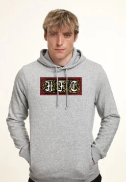 Henry Tiger STRANGER THINGS HFC EMBLEM - Kapuzenpullover - Heather Grey -Herrenbekleidung e44221247e394cccb483df02b034e008