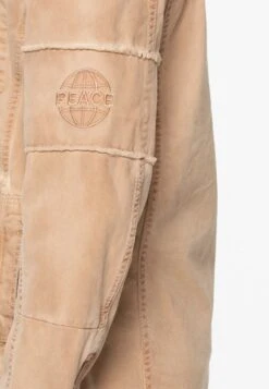 BE THEO PAT - Jeansjacke - Sand -Herrenbekleidung e56daa7643c4467287098297a054d1b9