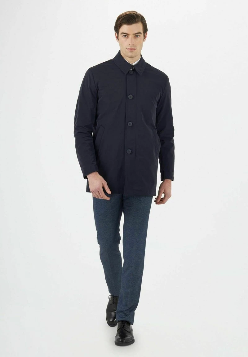 SOLID-COLORED DUST - Kurzmantel - Blu Scuro 3 SOLID-COLORED DUST - Kurzmantel - Blu Scuro