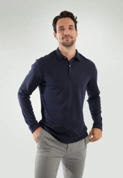 NON IRON STAIN REPELLENT - Poloshirt - Dark Blue Denim -Herrenbekleidung e72b8a6529dd4da18ec63bf5699c19bf