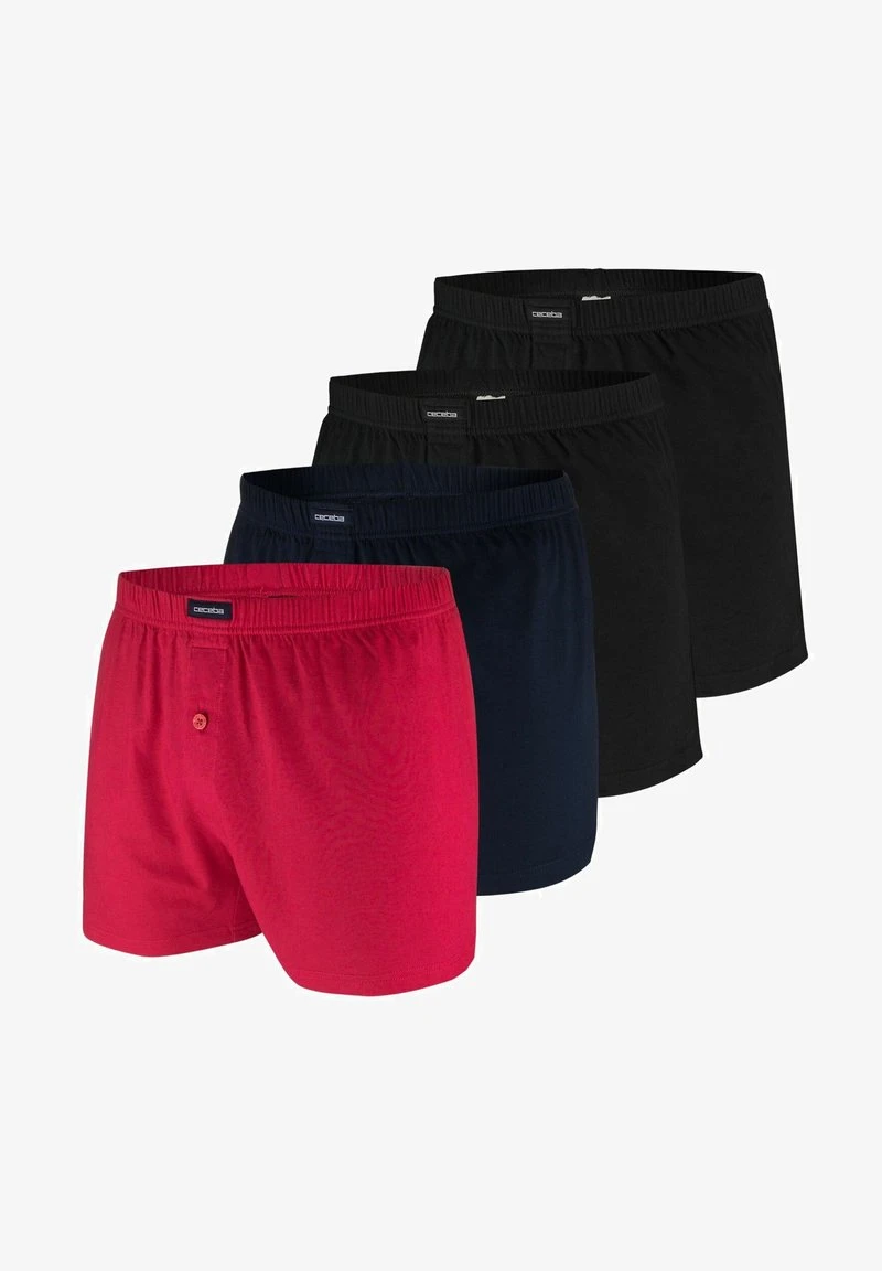 4PACK - Boxershorts - Schwarz/ Graumelange / Navy 7 4PACK - Boxershorts - Schwarz/ Graumelange / Navy – Bild 5