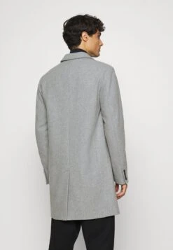 Selected Homme SLHHAGEN COAT - Klassischer Mantel - Grey Melange -Herrenbekleidung edea77ab18694fc1a341dc2f902c16be