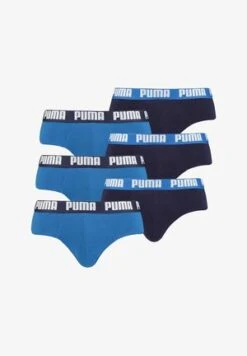 Puma BASIC 6ER PACK - Slip - 2x True Blue (420) & 4x Black Black (230) -Herrenbekleidung ee5edb25dc724e84be2aa03023d47c36