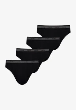 4-PACK - Slip - Schwarz -Herrenbekleidung ef06c33850ae4cdea23d9da83257e3ec 1