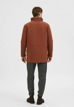 Selected Homme Parka - Tobacco Brown -Herrenbekleidung ef7c3d6016cf43d9ab843072868b6cd4