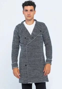 DOUBLEFACE OPTIK - Strickjacke - Dunkelblau -Herrenbekleidung f371fb46c02b4af7919c39314586533b