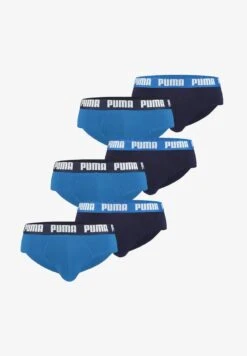 Puma BASIC 6ER PACK - Slip - 2x True Blue (420) & 4x Black Black (230) -Herrenbekleidung f453a3bce8e4461980012abd60925b01