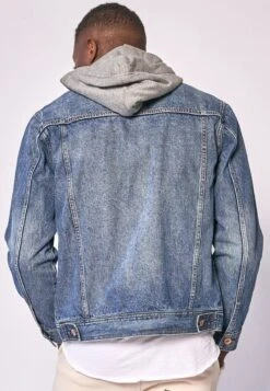 Redefined Rebel Jeansjacke - Mid Blue -Herrenbekleidung f4bc55d2ff534375a661f957f1a6bfab
