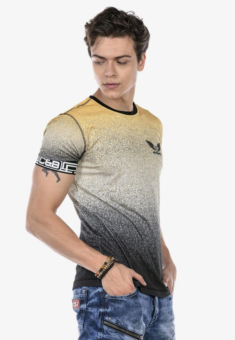 Cipo & Baxx T-Shirt Print - Yellow 7 Cipo & Baxx T-Shirt Print - Yellow – Bild 5