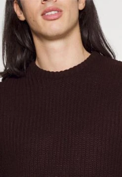 BRAVE SOUL BINARYO - Strickpullover - Red -Herrenbekleidung f6cb736efa8740faa128a03e2afb6437