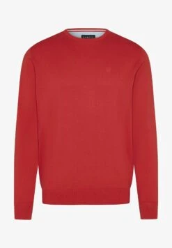Bugatti RUNDHALS - Strickpullover - Rot