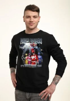 Henry Tiger POWER RANGERS I'M 21 IT'S MORPHIN TIME - Sweatshirt - Black -Herrenbekleidung fb3db64e09e44338afd435717e88a074