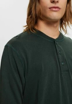 ESPRIT Langarmshirt - Dark Teal Green -Herrenbekleidung fc396e5955ab47a9b2e977364b16ad03