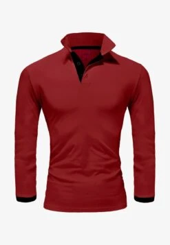 CHARLOTTE - Poloshirt - Bordeaux Schwarz -Herrenbekleidung fc5cdc7ecdcf418395678a0787dfa9b3 1