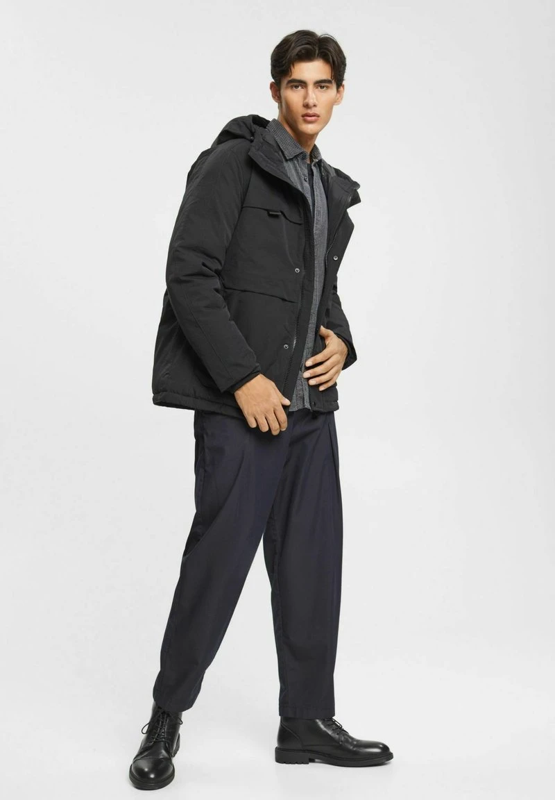 Edc By Esprit OUTDOOR - Wintermantel - Black 4 Edc By Esprit OUTDOOR - Wintermantel - Black – Bild 2