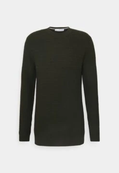 Selected Homme SLHCONRAD CREW NECK - Strickpullover - Forest Night