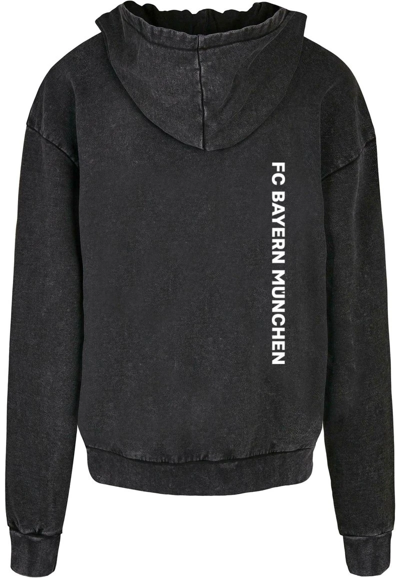 MIA SAN MIA LOGO ACID WASHED OVERSIZED - Kapuzenpullover - Black 4 MIA SAN MIA LOGO ACID WASHED OVERSIZED - Kapuzenpullover - Black – Bild 2