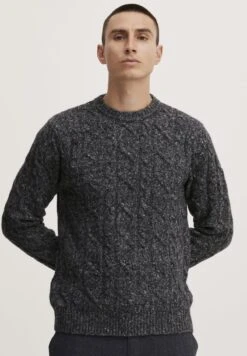 CASUAL FRIDAY KARL 0044 CREW NECK - Strickpullover - Dark Navy Melange