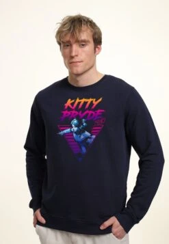Henry Tiger X-MEN NEON KITTY PRYDE - Sweatshirt - Navy Blue 10 Henry Tiger X-MEN NEON KITTY PRYDE - Sweatshirt - Navy Blue -Herrenbekleidung fe960f7cd82245de854a6547dbfb3872